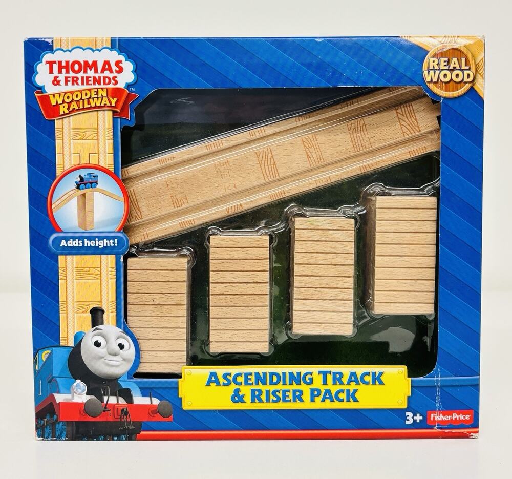 Ascending Track & Riser Pack Thomas & Friends Wooden Railway Y4500 Complete